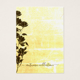 Carte d'affichage Rustique Floral Autumn Boho