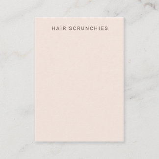 Carte d'affichage Scrunchies de cheveux de couleur