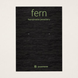 Carte d'affichage simple en bois foncé