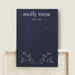 Carte d'affichage simple et élégante de la Marine