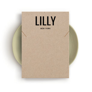 Carte d'affichage simple et moderne Kraft