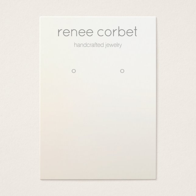 Carte d'affichage simple et moderne Satin Gold (Devant)