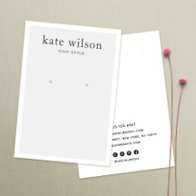 Carte d'affichage simple gris clair