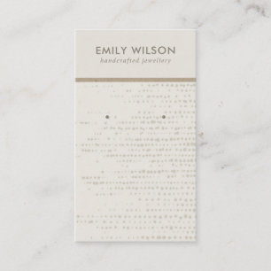 CARTE D'AFFICHAGE SUBTLE EGG WHITE STUD EARRING