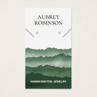 Carte d'affichage verte Magic Misty Mountains