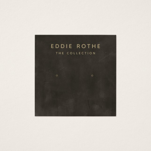 Carte d'affichage vintage Rustique Black Stud (Devant)