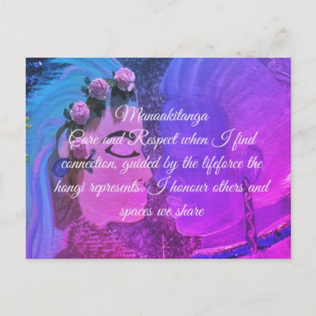 Carte d'Affirmation Manaakitanga (Devant)