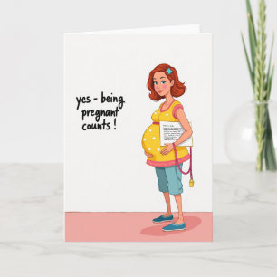 Carte d'affirmation pour la fête des futures mères