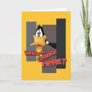 Carte DAFFY DUCK™ "Qui est responsable ici"