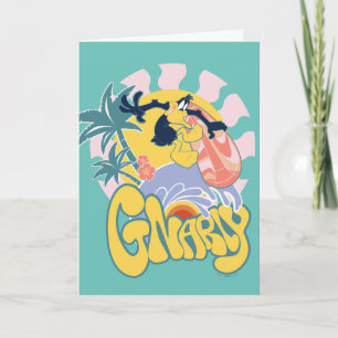 Carte DAFFY DUCK™ Surf - Gnarly