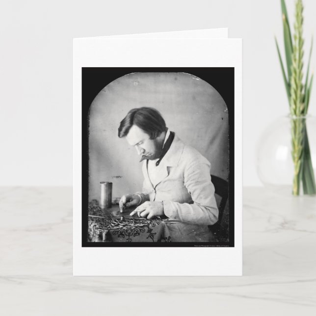 Carte Daguerréotype 1853 de Tinworker (Devant)