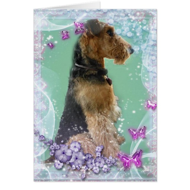 Carte d'Airedale Terrier (Devant)