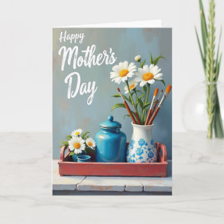 Carte Daisies Mothers Day Art Scene Card