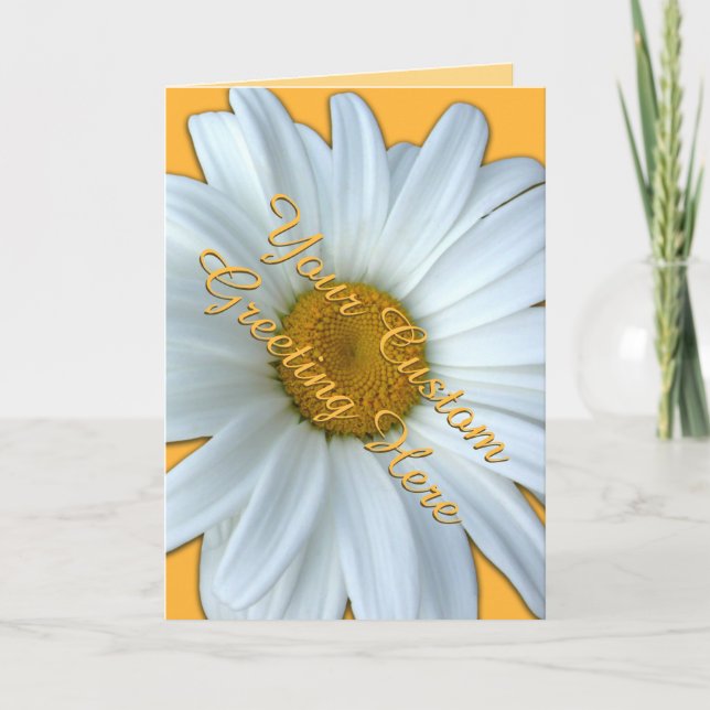 Carte Daisy Fleur Wild Carte Daisy (Devant)