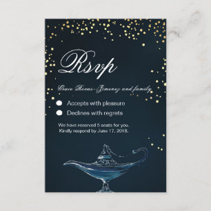 CARTE D'ALADDIN RSVP