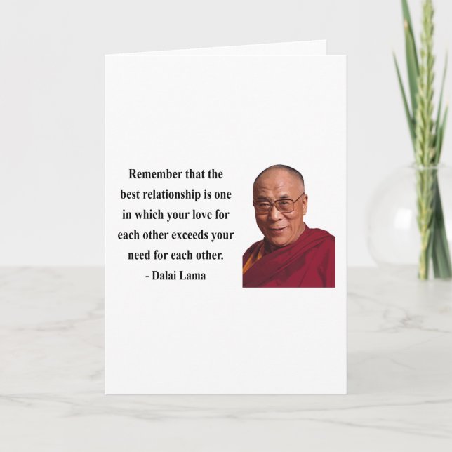 Carte dalai lama citation 11b (Devant)