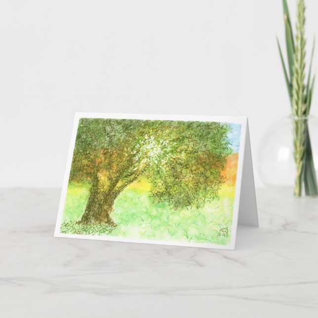 Carte d'Aleph d'arbre d'été (Devant)