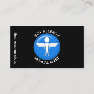 Carte d'alerte Médicale SOY Allergy