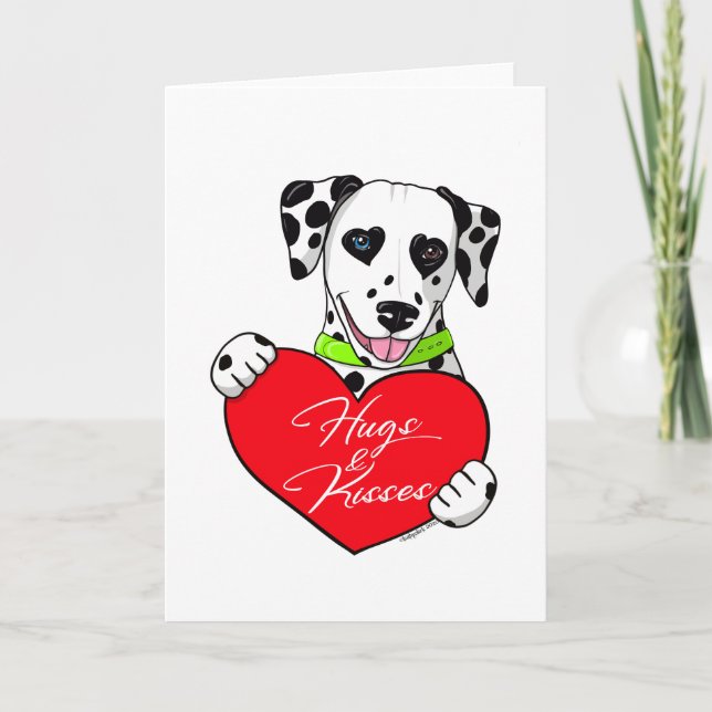Carte Dalmatie : accolades et baisers (Devant)