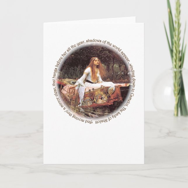 Carte Dame de Shallot (Devant)
