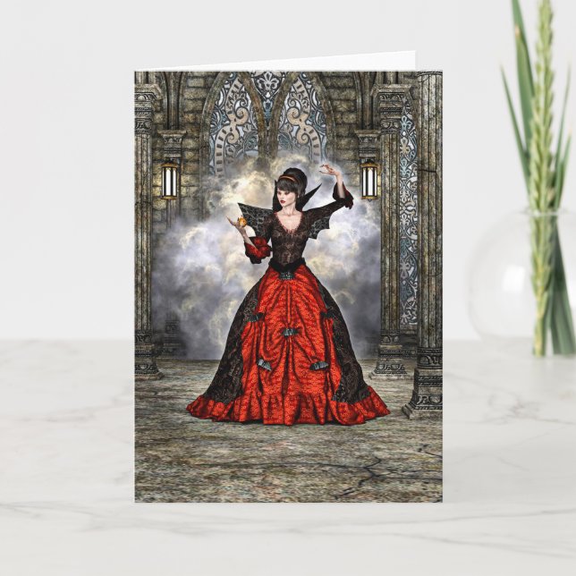 Carte Dame Vampire (Devant)