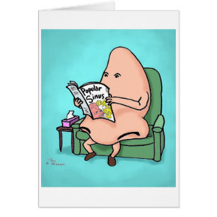 Carte d'amélioration verte "de sinus populaire" de