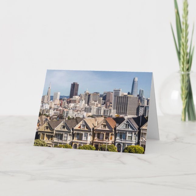 Carte Dames peintes maisons victoriennes à San Francisco (Devant)