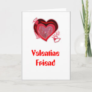 Carte d'ami de Valentine