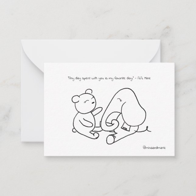 Carte d'amitié (Devant)