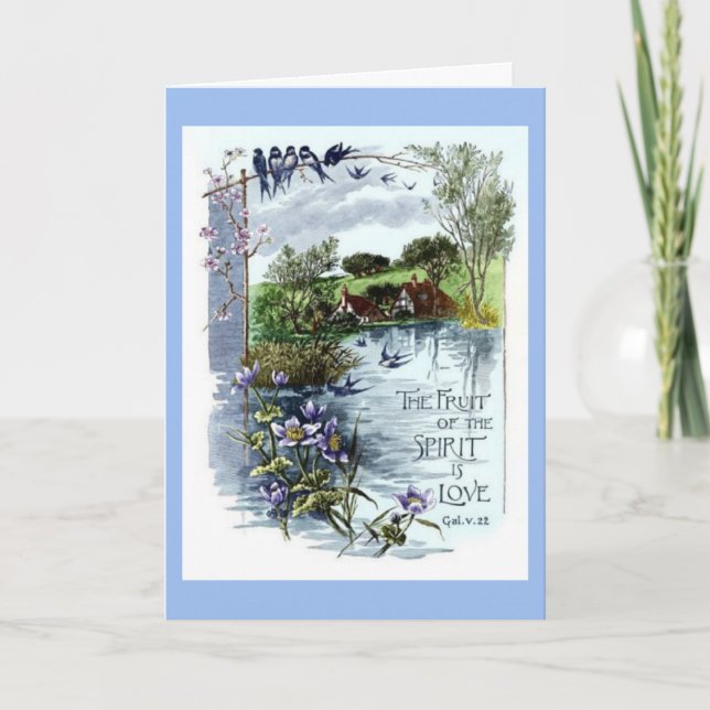 Carte d'amitié Fruits of Spirit (Devant)