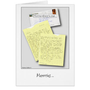 Carte d'amitié - Lettre