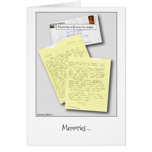 Carte d'amitié - Lettre (Devant)