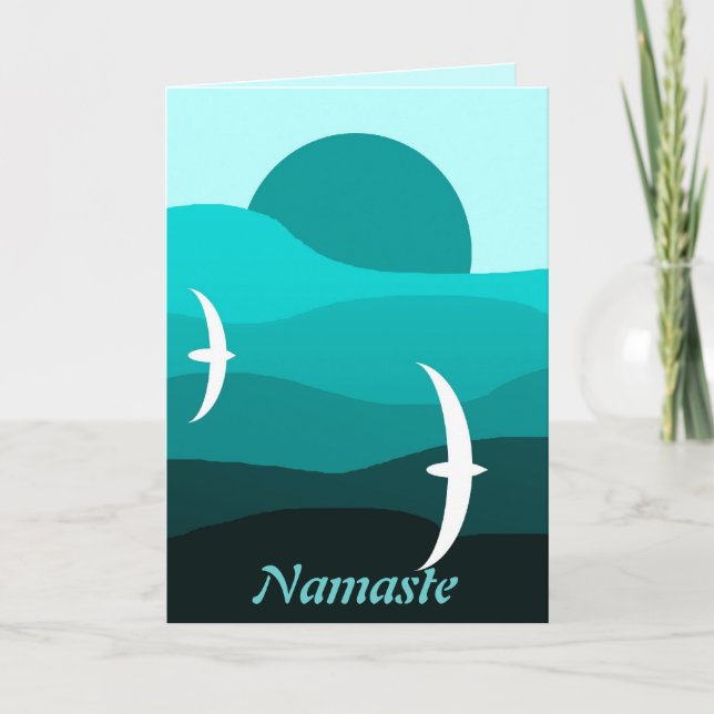 Carte d'amitié Namaste (Devant)