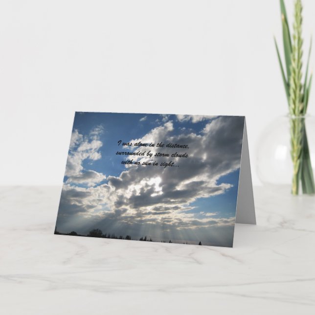 Carte d'amitié, sentimental (Devant)