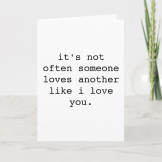 carte d'amour