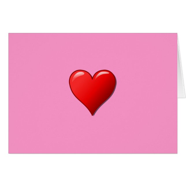 Carte d'amour (Devant horizontal)