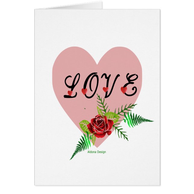 Carte d'amour (Devant)