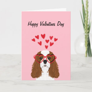 Carte d'amour Cavalier King Charles Spaniel Valent