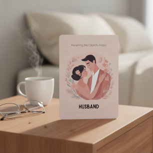 Carte d'amour cosy "The Best Husband"