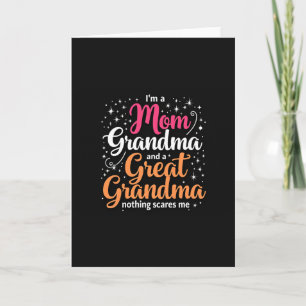 Carte d'amour de la grande-grand-mère étoilée