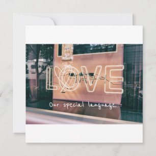 Carte d'amour de la Saint Valentin