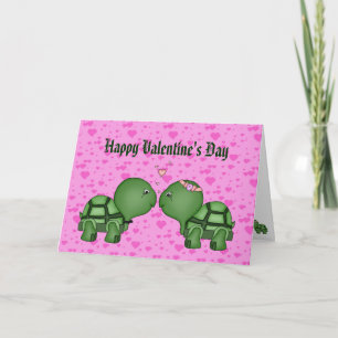Carte d'amour de tortue