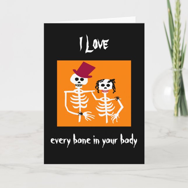Carte d'amour Halloween (Devant)