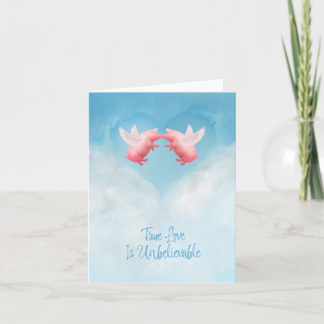 Carte d'amour incroyable (Devant)
