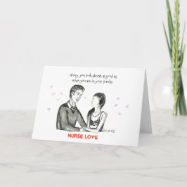 Carte d'amour infirmière