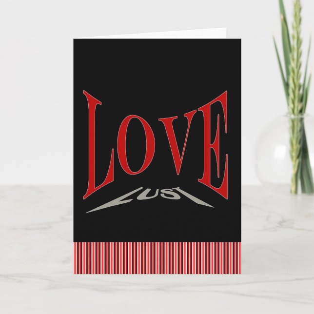 Carte d'amour ou de soif anti-Valentine's Day (Devant)