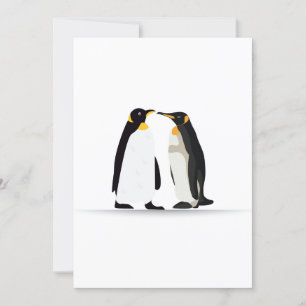 CARTE D'AMOUR PENGUIN