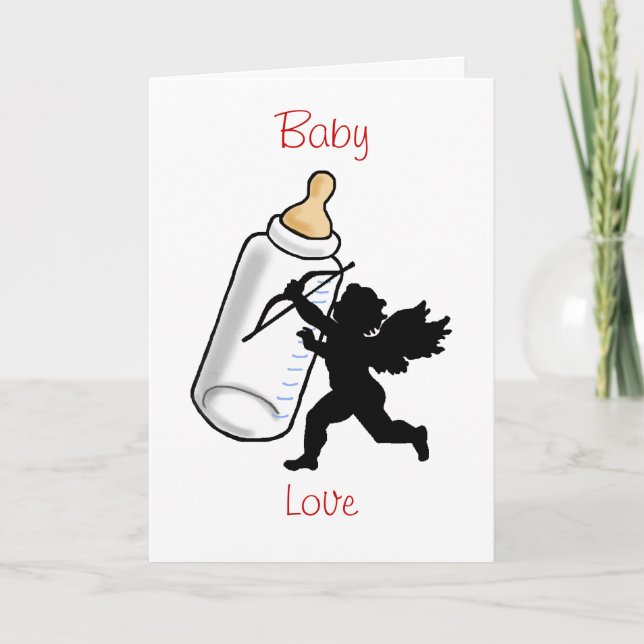 Carte d'amour pour bébé anti-Valentine (Devant)
