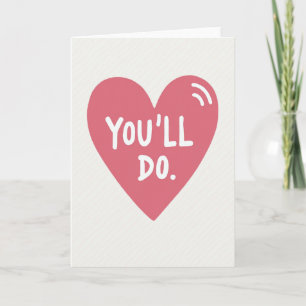 Carte d'amour 'Tu feras l'affaire'