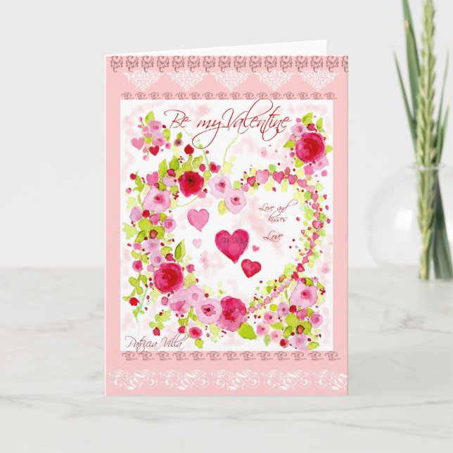 carte d'amour valentines (Devant)